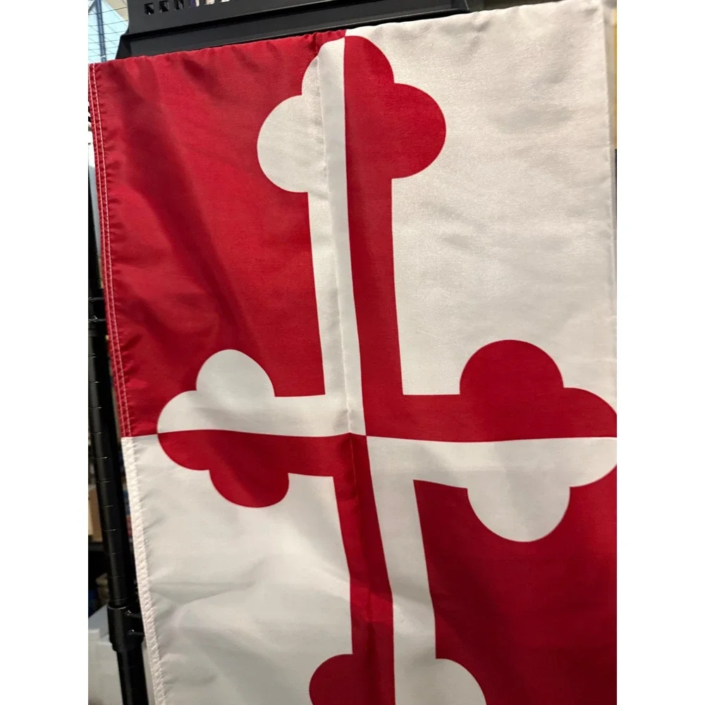 Vintage Valley Forge Maryland State Flag 3x5 Perma-Nyl Nylon Made in USA